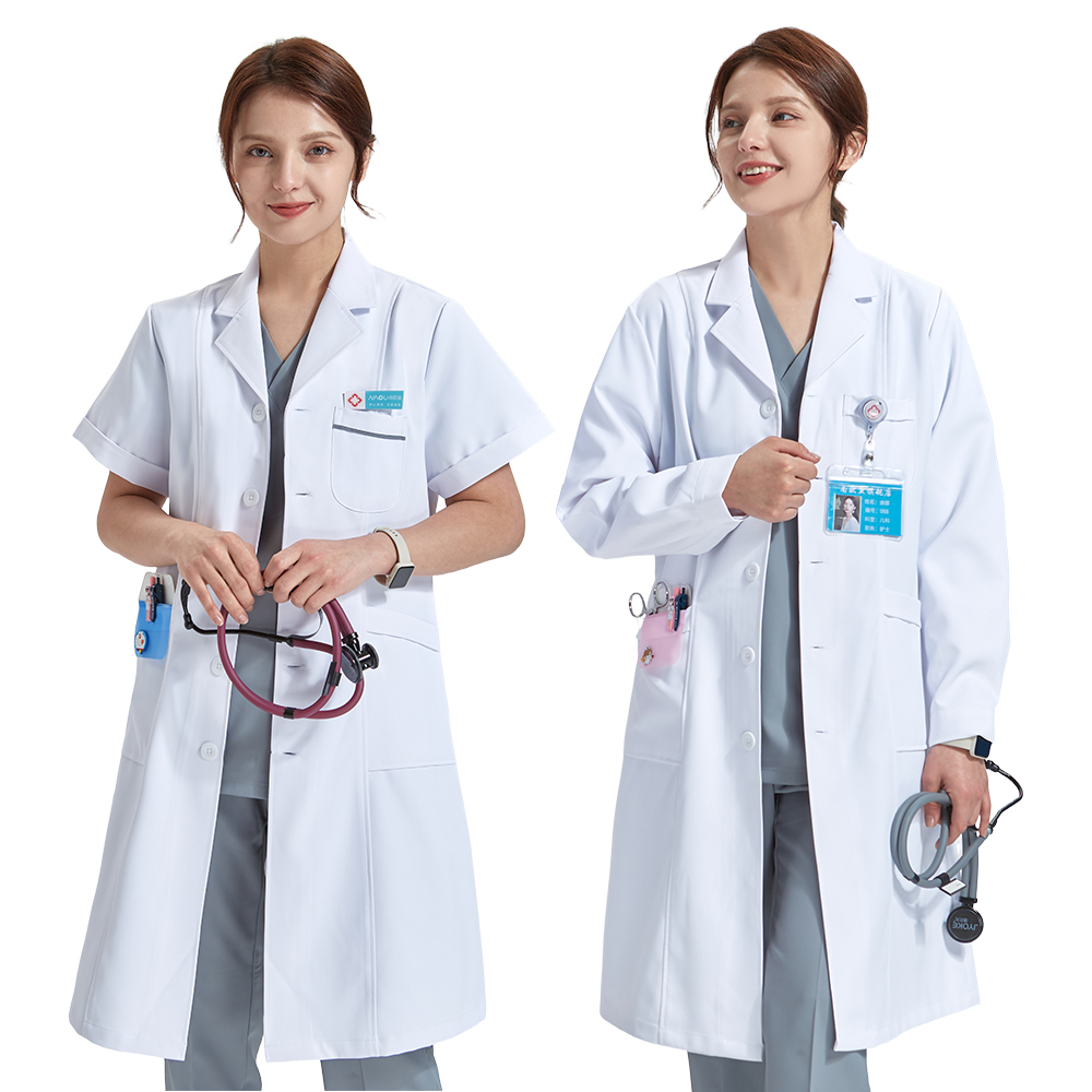 Lab Coat Medical - Women's Doctor Lab Coats 93% Polyester
