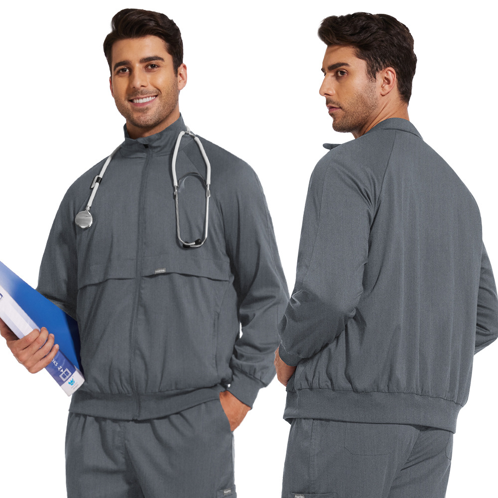 Lab Coat Medical - Medical Scrubs Jacket Men Women Scrub