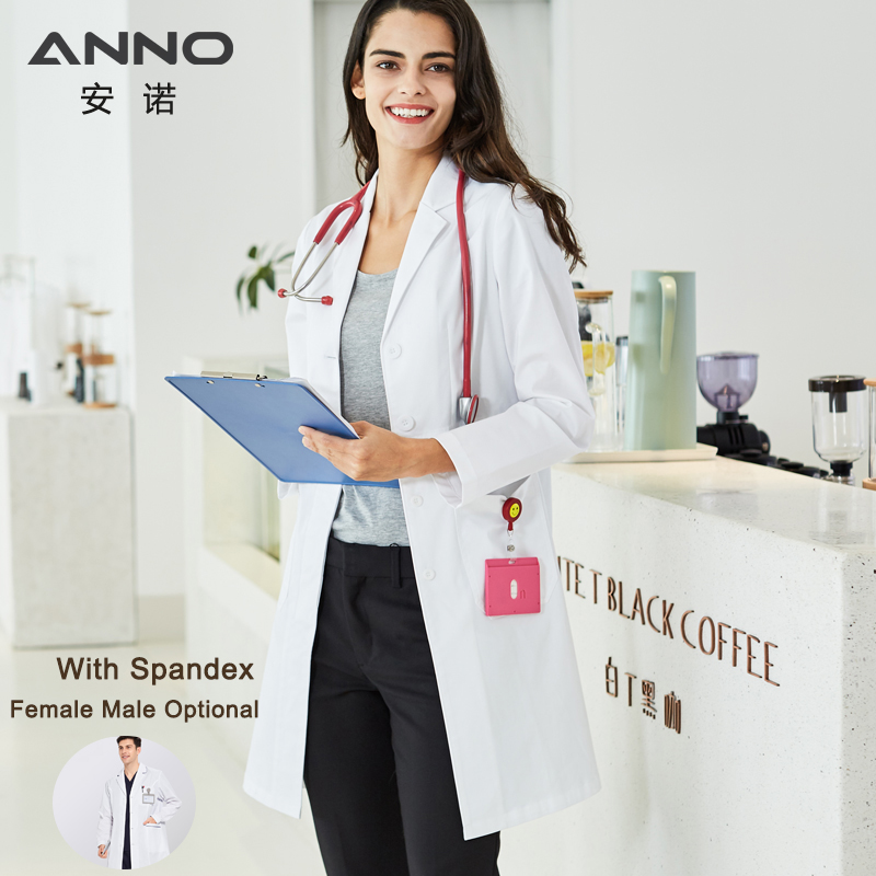 ANNO Long Sleeve Lab Uniforms  - Medical Lab Gown 리뷰 및 가격