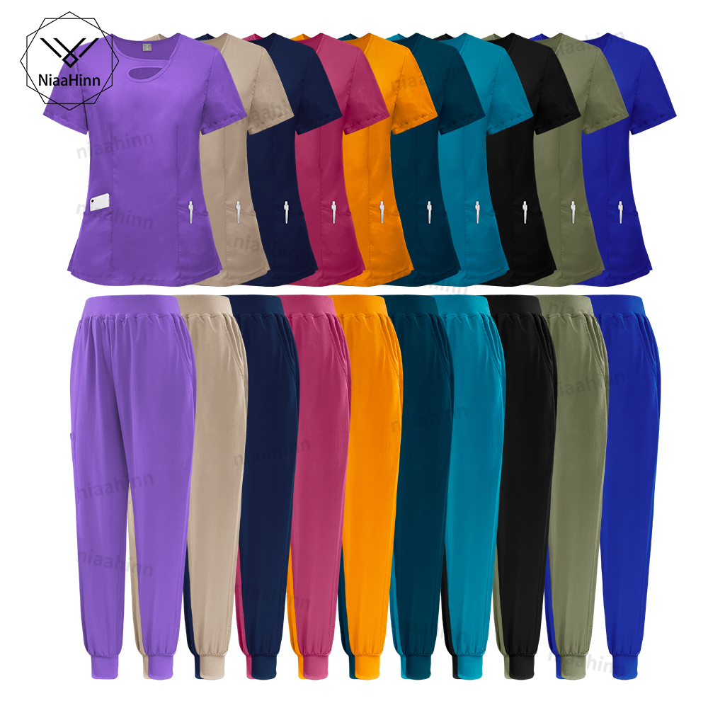 Multicolour Elastic Scrubs Sui - Medical Lab Gown 리뷰 및 가격