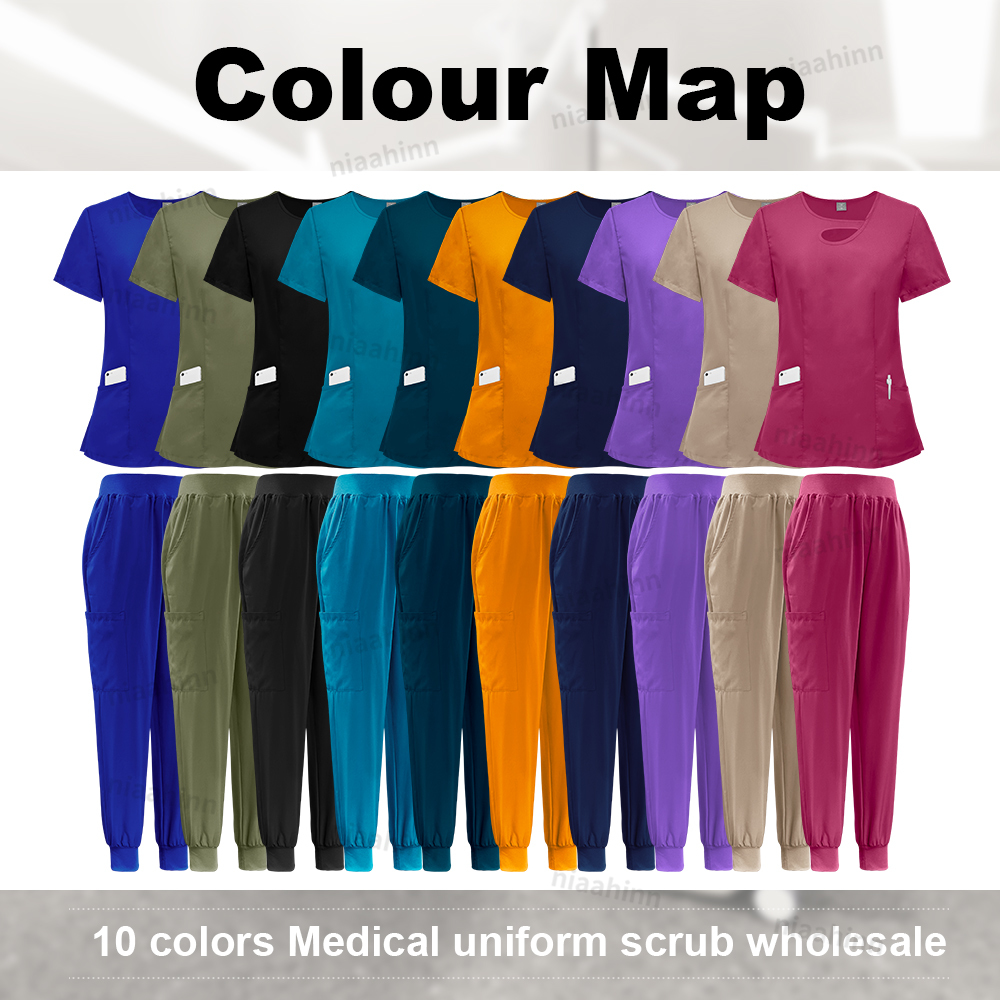 Multicolour Elastic Scrubs Sui - Medical Lab Gown 리뷰 및 가격