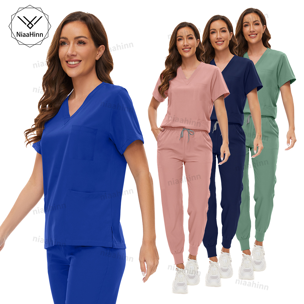 Nurse Scrubs Hospital Uniform  - Lab Coat Medical 리뷰 및 가격