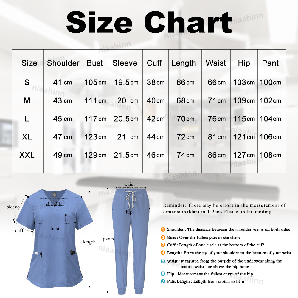 Nurse Scrubs Hospital Uniform  - Lab Coat Medical 리뷰 및 가격