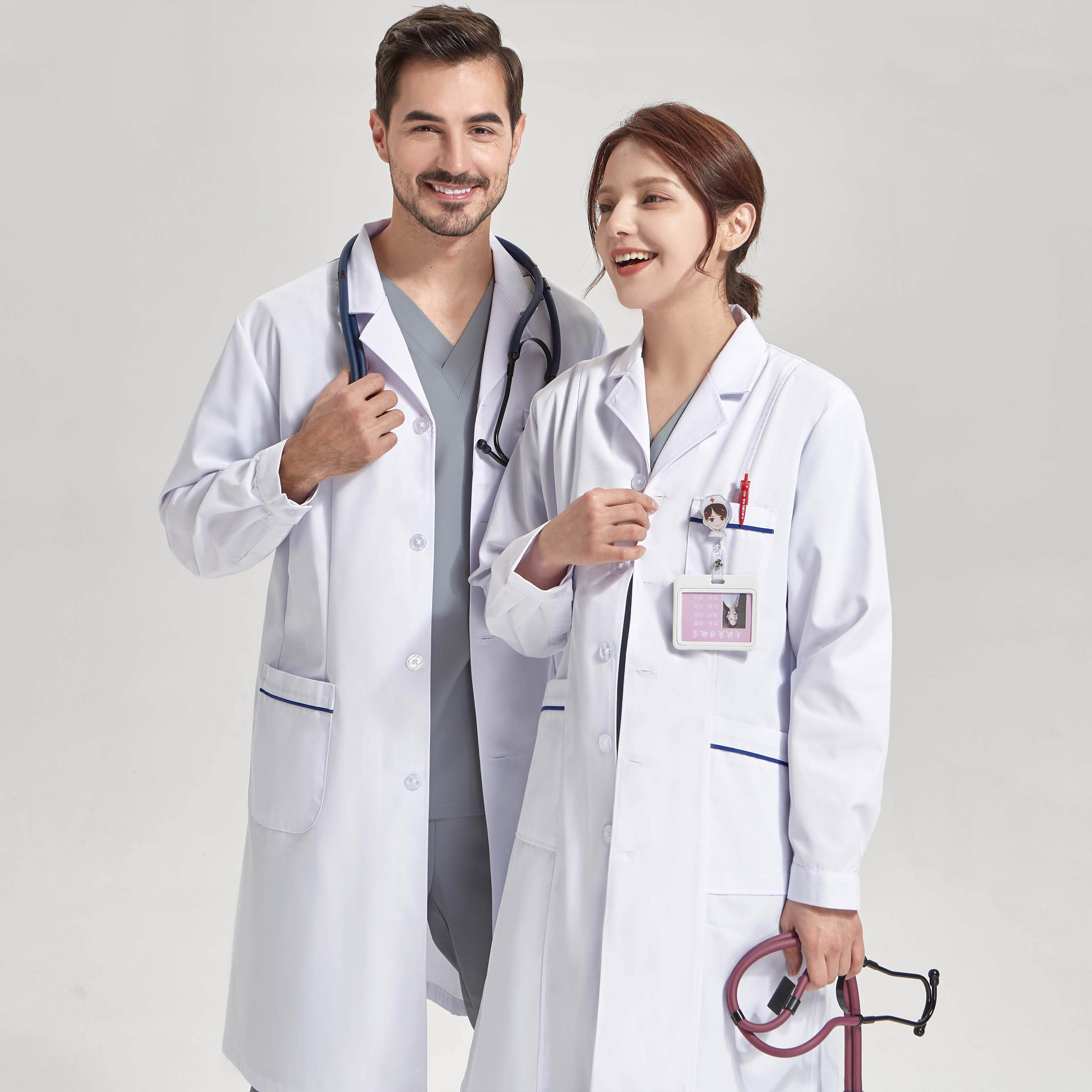 Professional White Lab Coats H - Medical Lab Gown 리뷰 및 가격