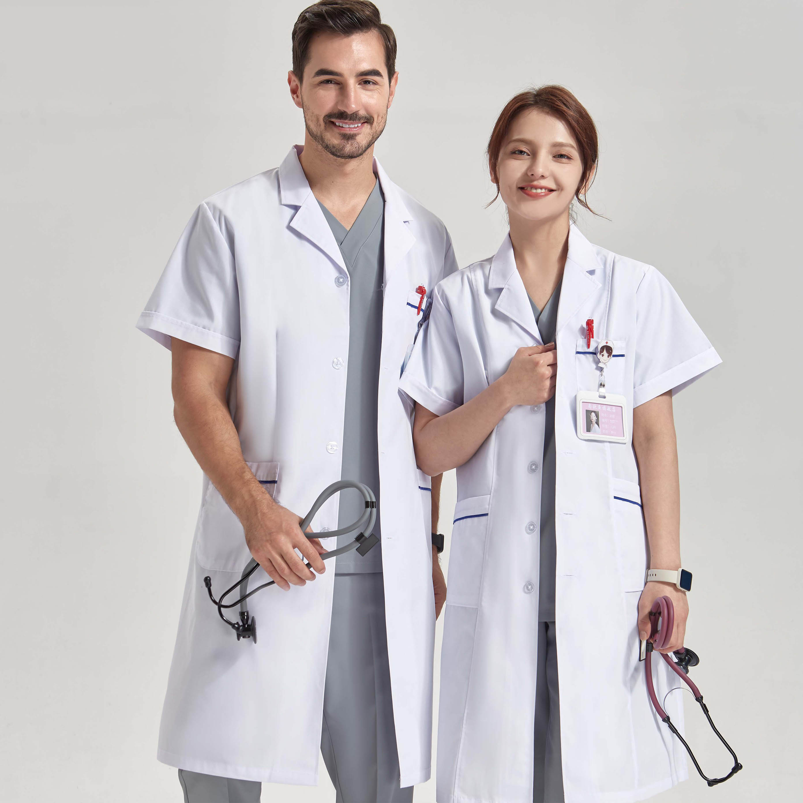Professional White Lab Coats H - Medical Lab Gown 리뷰 및 가격