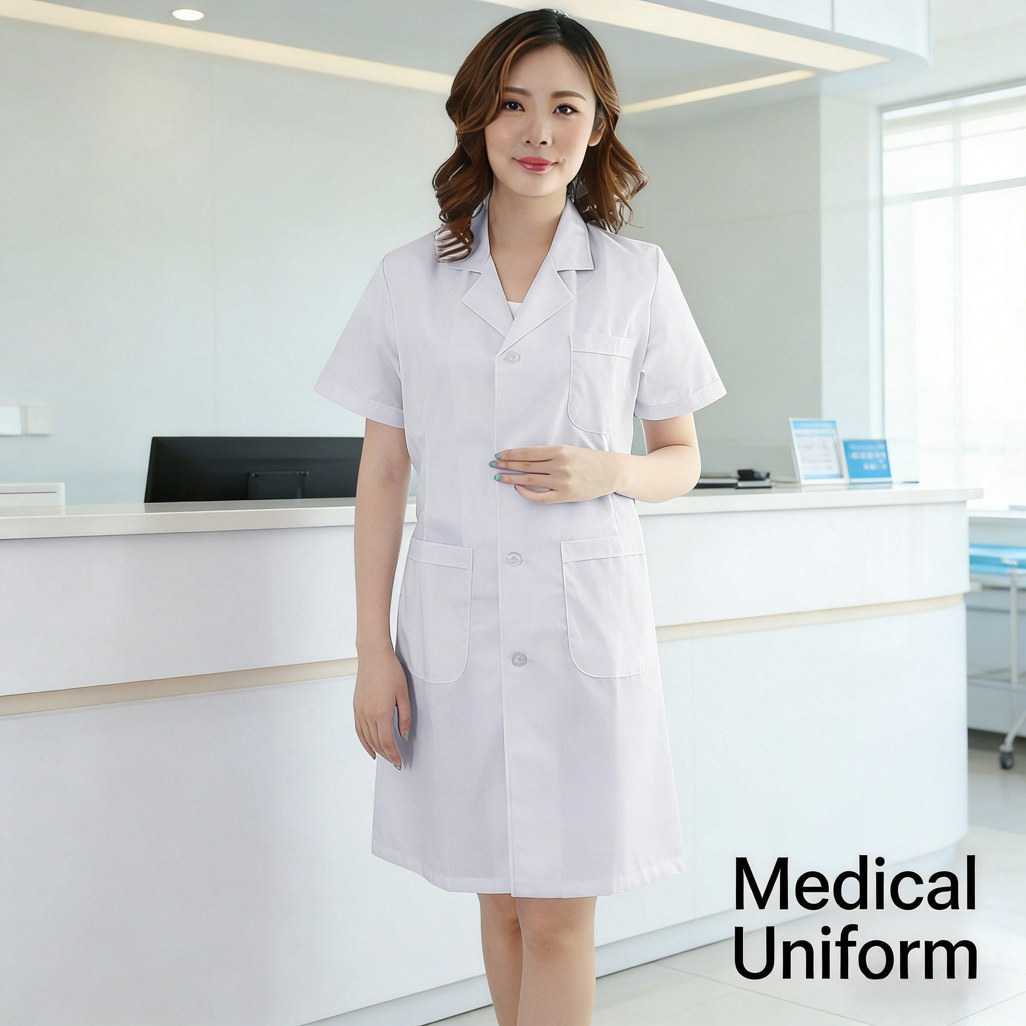 Unisex White Lab Coat Long/Sho - Medical Lab Gown 리뷰 및 가격