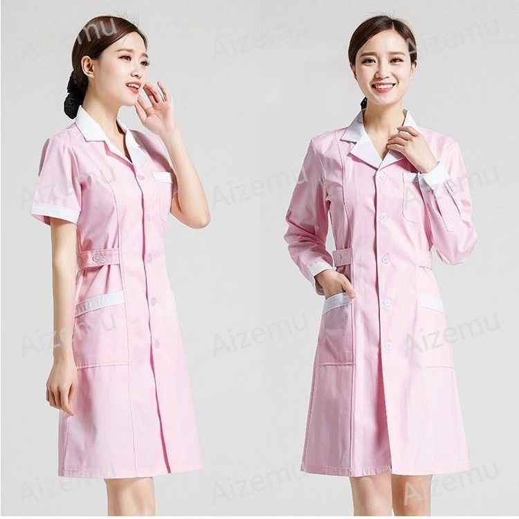 Unisex Short Sleeve Beauty Sal - Lab Coat Medical 리뷰 및 가격