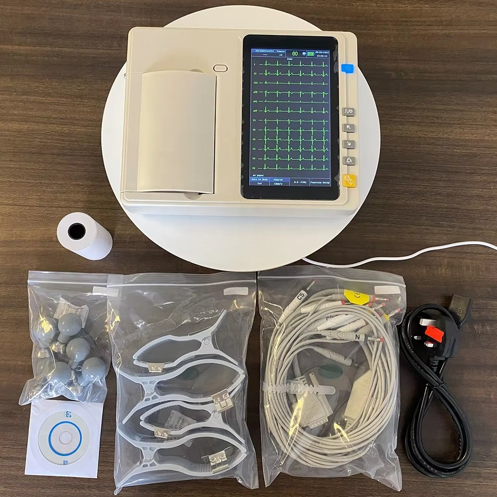Portable 12 Lead 3/6/12 Channe - Ekg Ecg Machine Portable 리뷰 및 가격