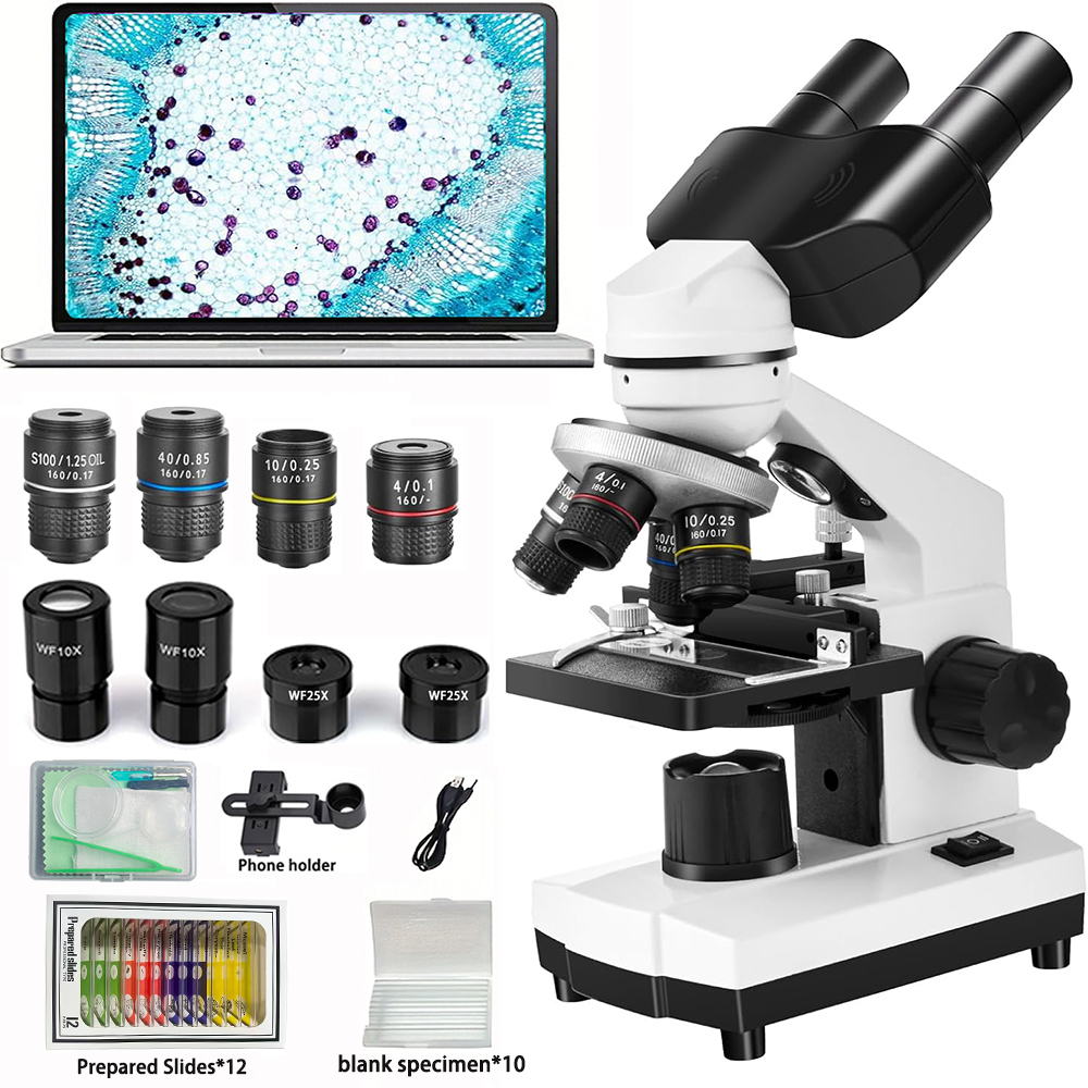 Binocular Microscope 40X-2500X - Medical Lab Microscope 리뷰 및 가격