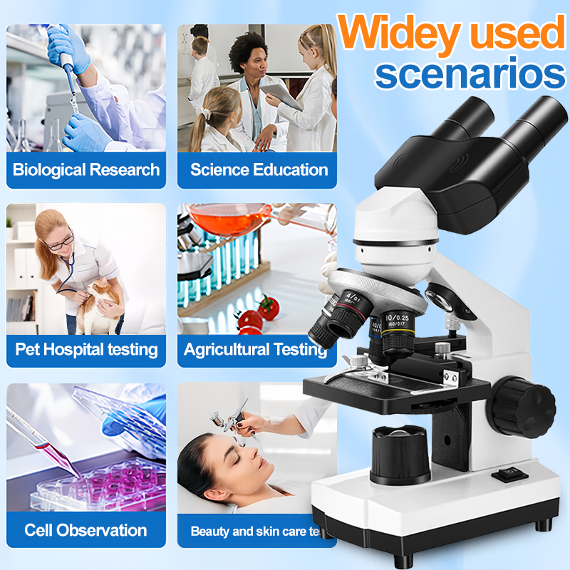 Binocular Microscope 40X-2500X - Medical Lab Microscope 리뷰 및 가격