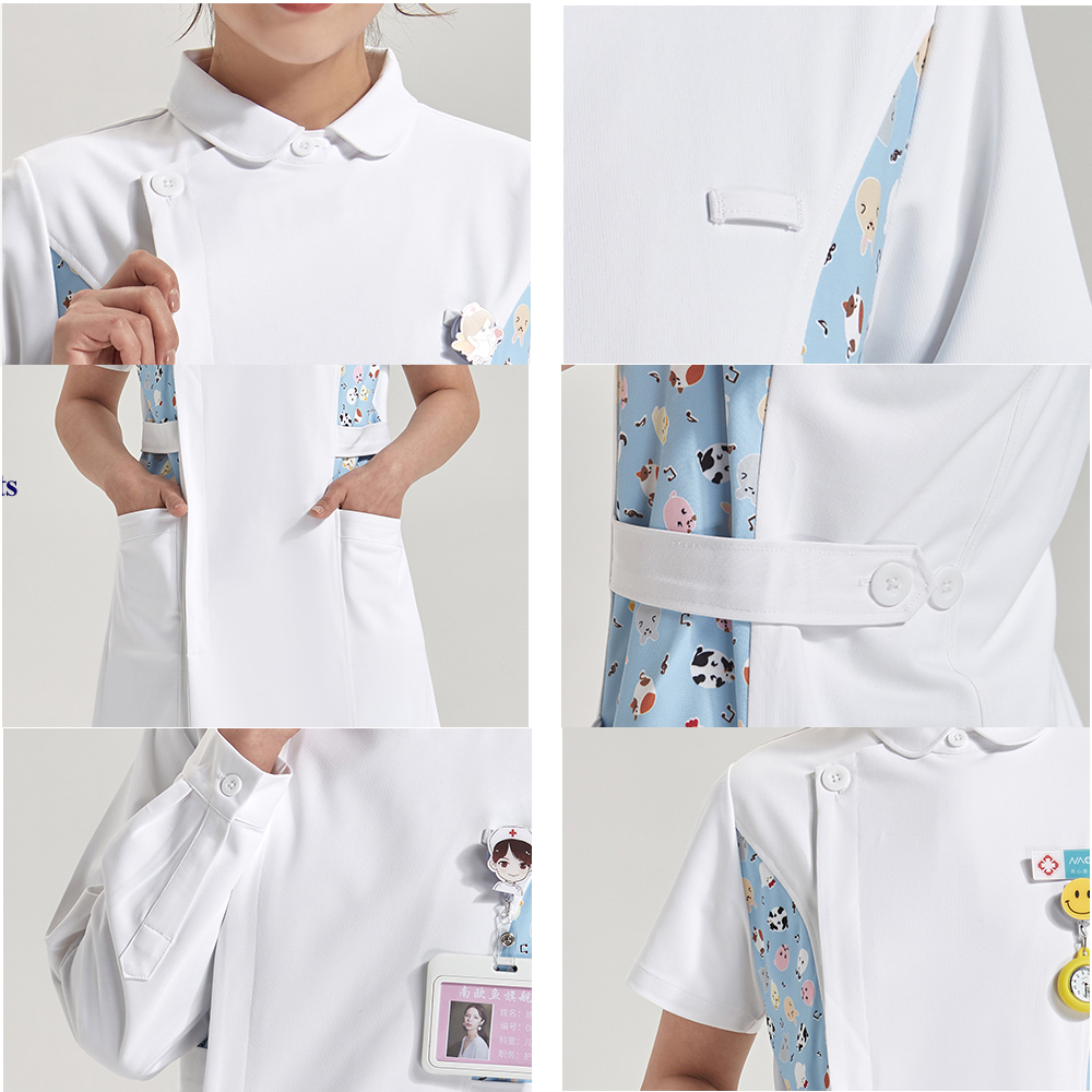 Anti Static Printed Nurse Lab  - Medical Lab Gown 리뷰 및 가격