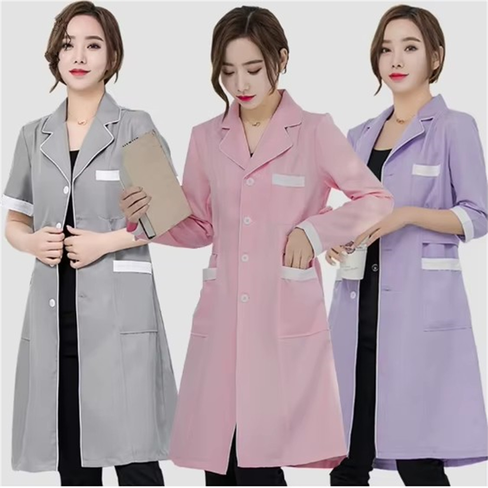 High grade gray solid color sl - Lab Coat Medical 리뷰 및 가격