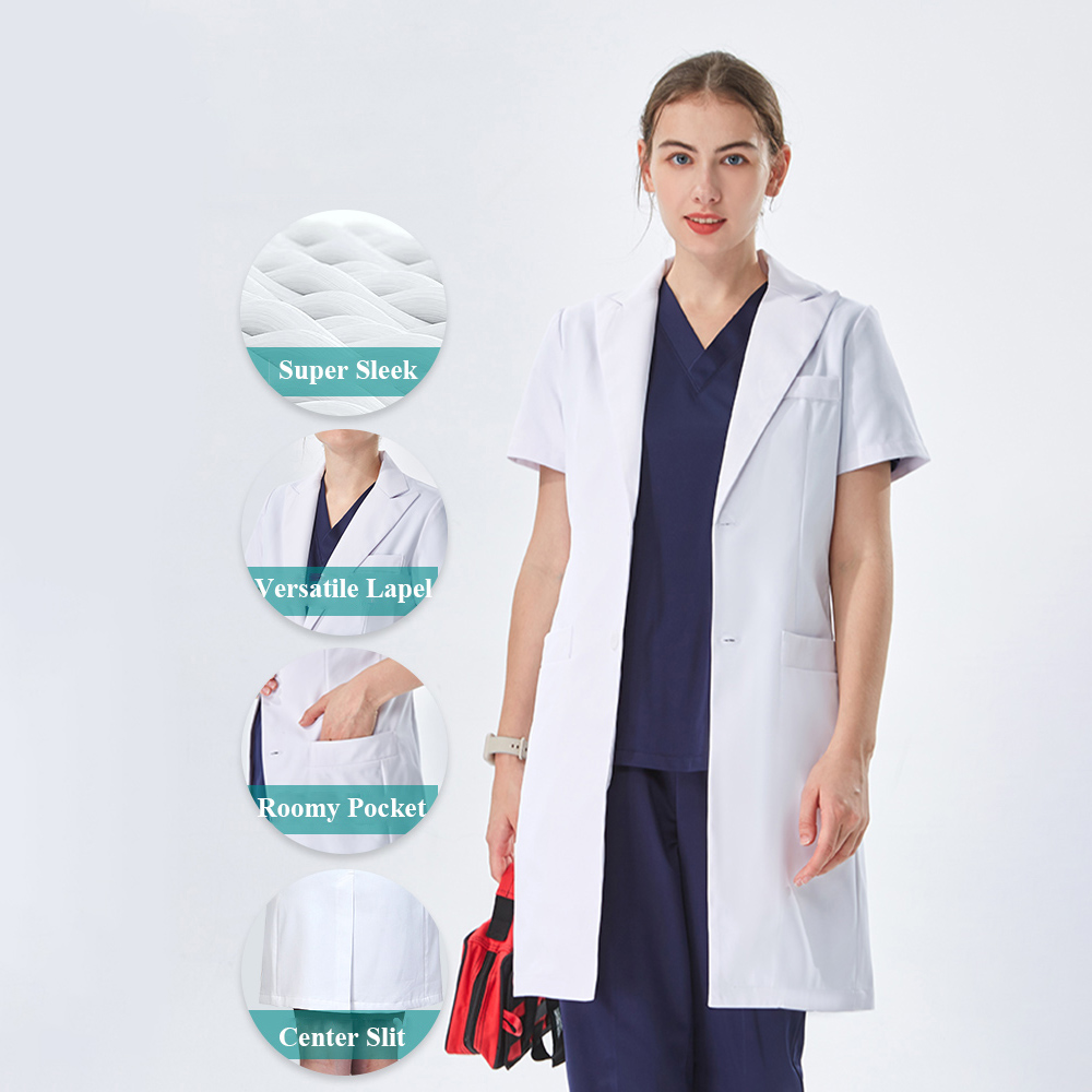 Thoughtful Lapel Collar White  - Lab Coat Medical 리뷰 및 가격